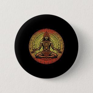 Badge Rond 5 Cm Yoga et méditation Bouddhisme zen