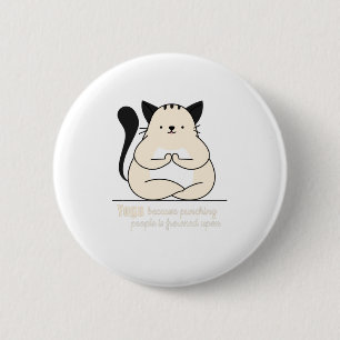Badge Rond 5 Cm yogacat