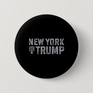 Badge Rond 5 Cm York Pour Trump 2024 New Yorkais Aime Le Coeur Tru