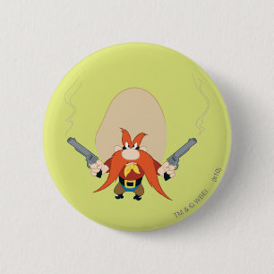 Badge Rond 5 Cm Yosemite Sam Reculez