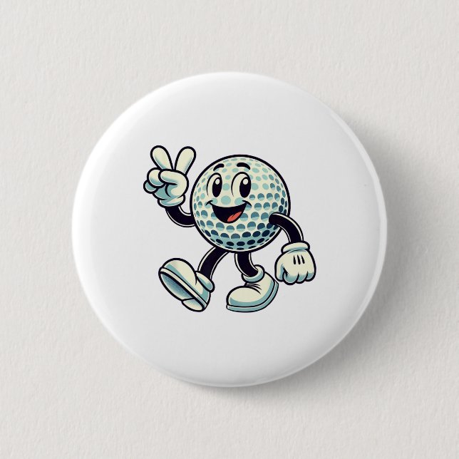 Badge Rond 5 Cm Youth Golf Player Boys Golf Funny  (Devant)