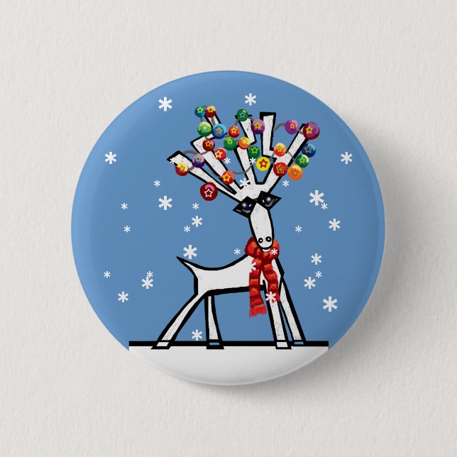 Badge Rond 5 Cm Yule cool (Devant)