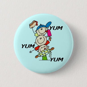 Badge Rond 5 Cm Yum Yum Été