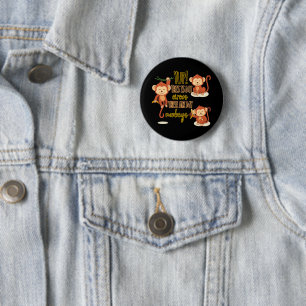 Badge Rond 5 Cm Yup ! C'est mon cirque, ce sont mes trois singes