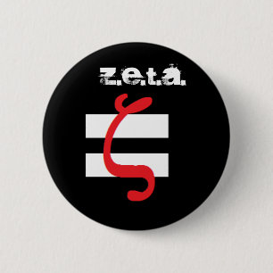 Badge Rond 5 Cm Z.E.T.A. Bouton