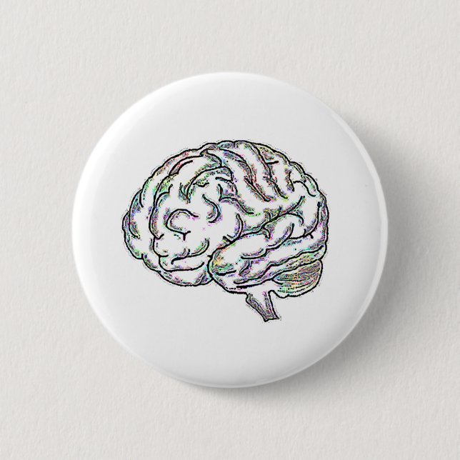 Badge Rond 5 Cm Zany Brainy (Devant)