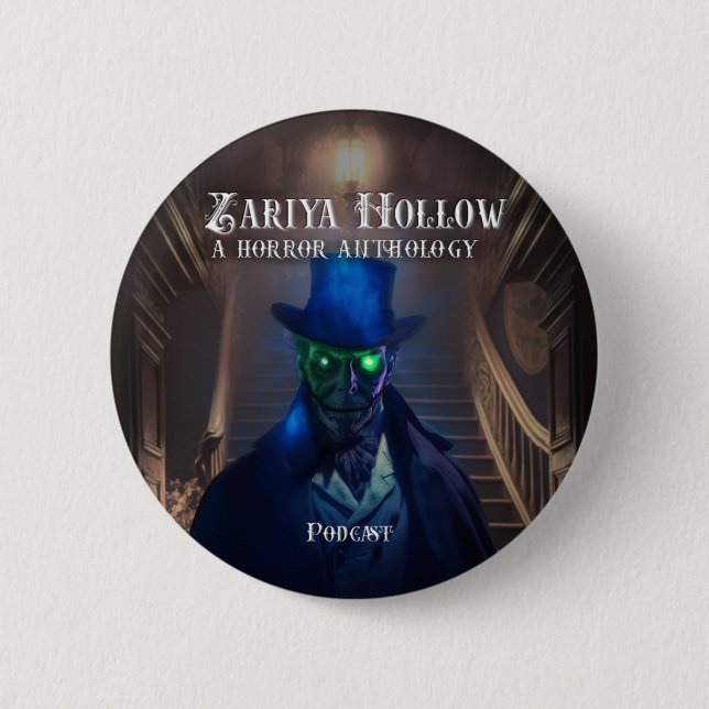 Badge Rond 5 Cm Zariya Hollow : bouton con Logo (Devant)