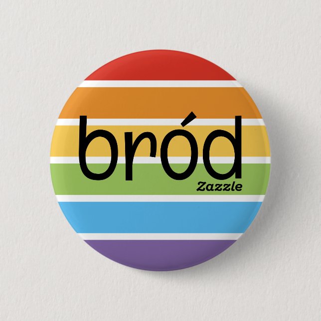 Badge Rond 5 Cm Zazzle Fierté (Devant)