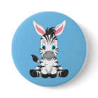 Zèbre mignon de bande dessinée