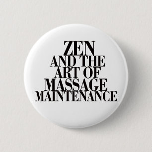 Badge Rond 5 Cm ZEN et l'art du MASSAGE