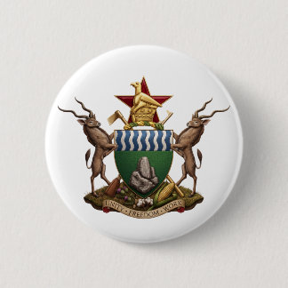 Badge Rond 5 Cm Zimbabwe blason armoiries pays drapeau symbole emb