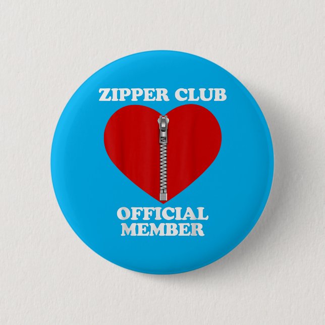 Badge Rond 5 Cm Zipper Club Chirurgie cardiaque Récupération Open  (Devant)