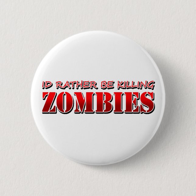 Badge Rond 5 Cm Zombi (Devant)