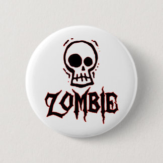 Badge Rond 5 Cm Zombi