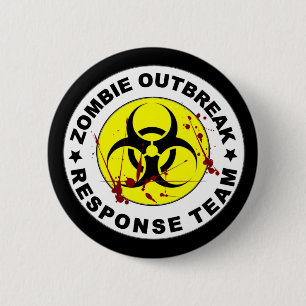 Badge Rond 5 Cm Zombie Outbreak Response Team.