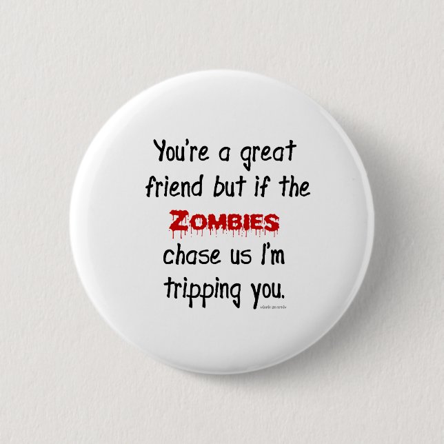 Badge Rond 5 Cm Zombis (Devant)
