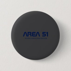 Badge Rond 5 Cm Zone 51 Ingénierie Inverse Extraterrestre Ufo Para