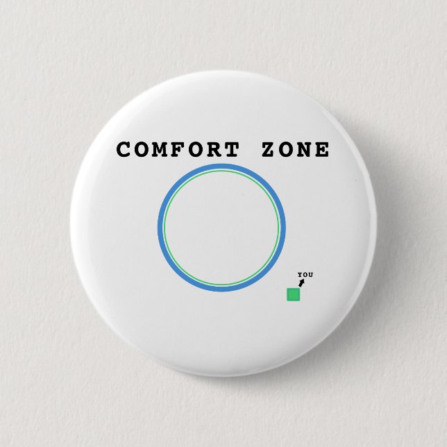 Badge Rond 5 Cm Zone de confort (Devant)