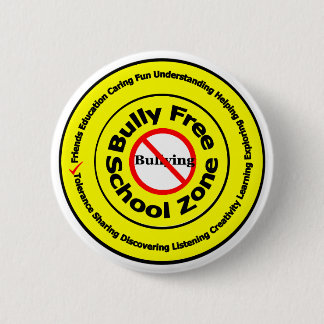 Badge Rond 5 Cm Zone d'école libre de despote