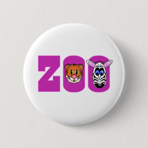 BADGE ROND 5 CM ZOO