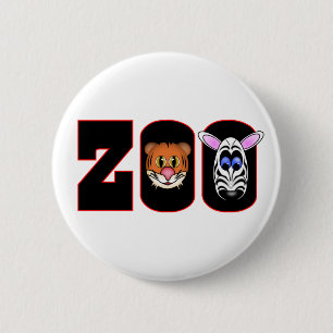 BADGE ROND 5 CM ZOO