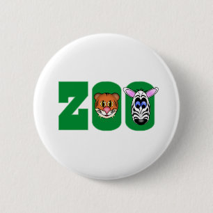 BADGE ROND 5 CM ZOO