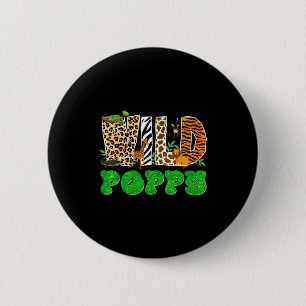 Badge Rond 5 Cm Zoo Safari Animal Anniversaire Correspondant Famil