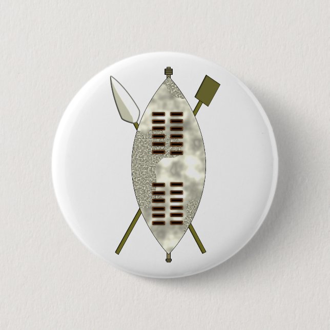 Badge Rond 5 Cm Zulu Schild (Devant)