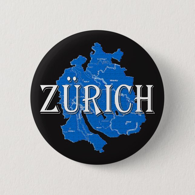 Badge Rond 5 Cm Zurich (Devant)