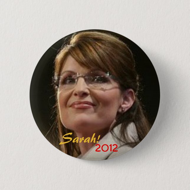 Badge Rond 5 Cm ZZ- Sarah ! Bouton 2012 (Devant)