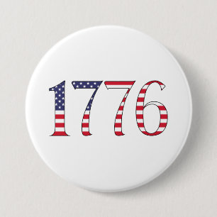 BADGE ROND 7,6 CM 1776