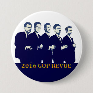 Badge Rond 7,6 Cm 2016 GOP Presidential Contenders