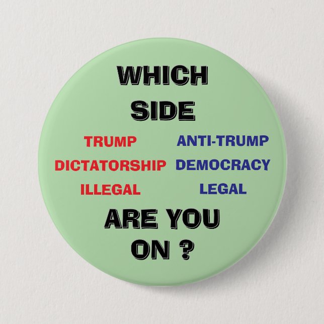 Badge Rond 7,6 Cm 3 inch round Button (Devant)