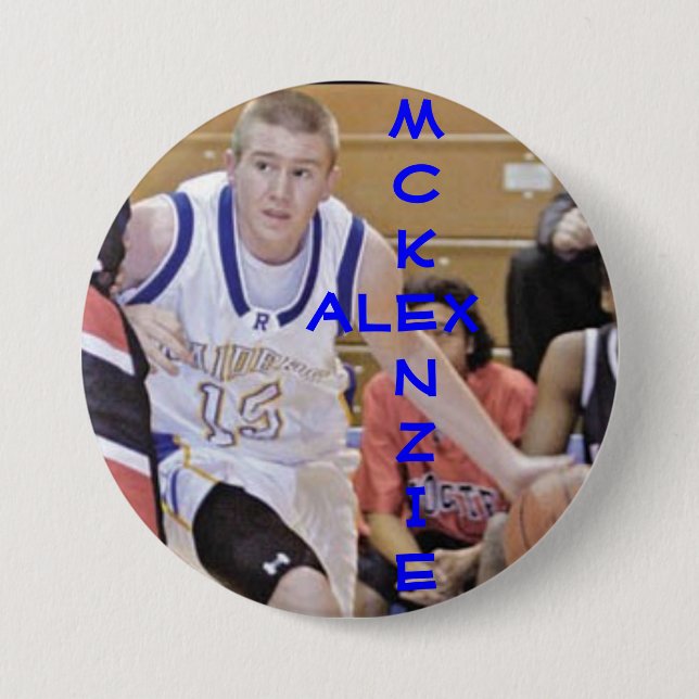 Badge Rond 7,6 Cm A. McKenzie 15 (Devant)