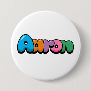 Badge Rond 7,6 Cm Aaron