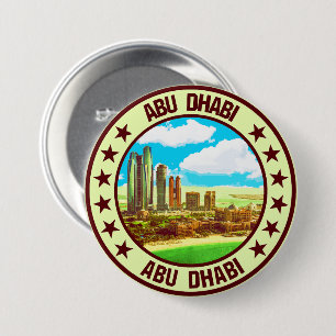 Badge Rond 7,6 Cm Abu Dhabi