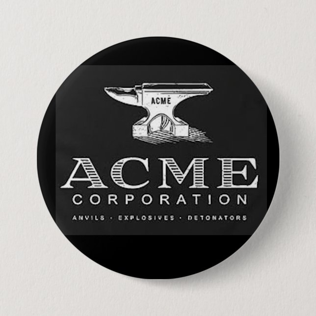 Badge Rond 7,6 Cm ACME Corporation (Devant)