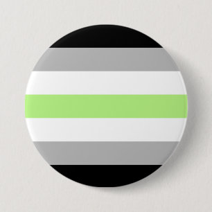 Badge Rond 7,6 Cm Agender Pride
