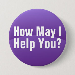 Badge Rond 7,6 Cm Aide pourpre de vague de gradient que vous vous