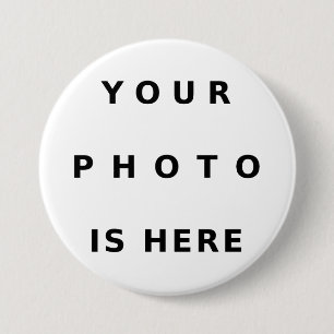 Badge Rond 7,6 Cm Ajoutez votre photo Custom Football ou votre sport