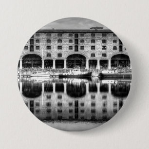 Badge Rond 7,6 Cm Albert Dock Liverpool