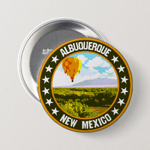Badge Rond 7,6 Cm Albuquerque