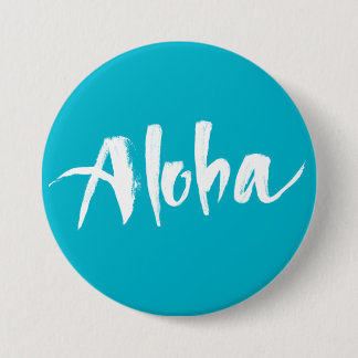 Badge Rond 7,6 Cm Aloha