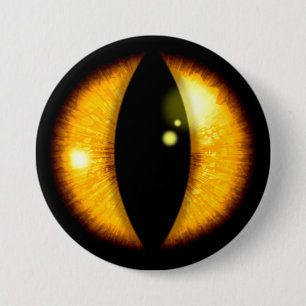 Badge Rond 7,6 Cm Amber Dragons Eye