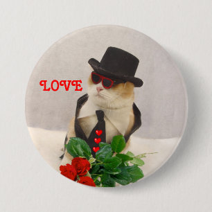 BADGE ROND 7,6 CM AMOUR