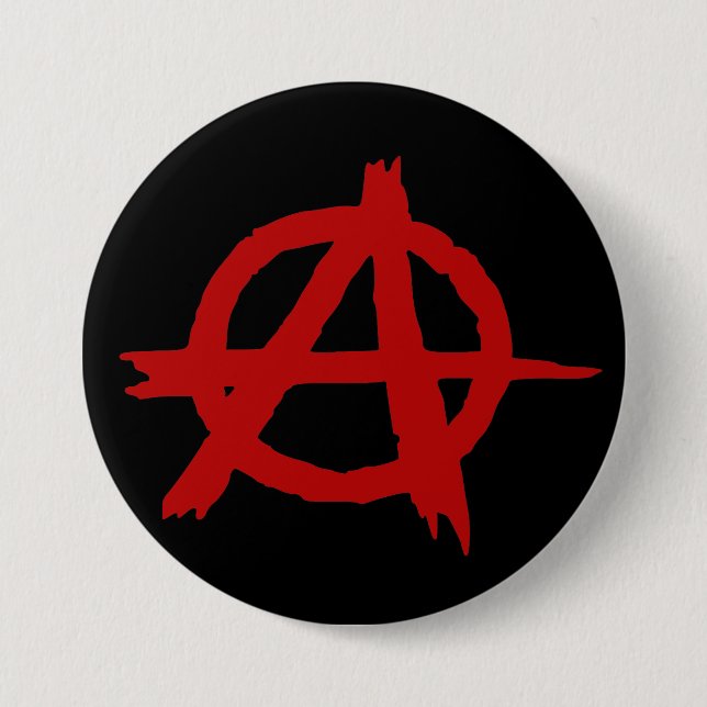 Badge Rond 7,6 Cm Anarchie (Devant)