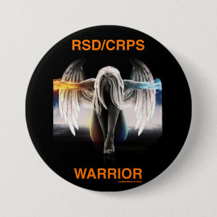 Badge Rond 7,6 Cm Angel...RSD/CRPS