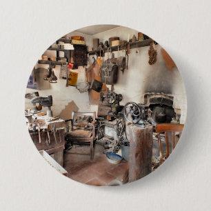 BADGE ROND 7,6 CM ANGLETERRE VICTORIENNE