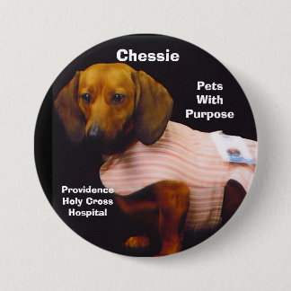Badge Rond 7,6 Cm Animaux familiers de Chessie avec le but