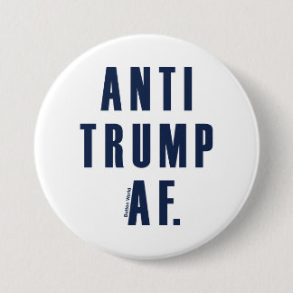 Badge Rond 7,6 Cm Anti Trump